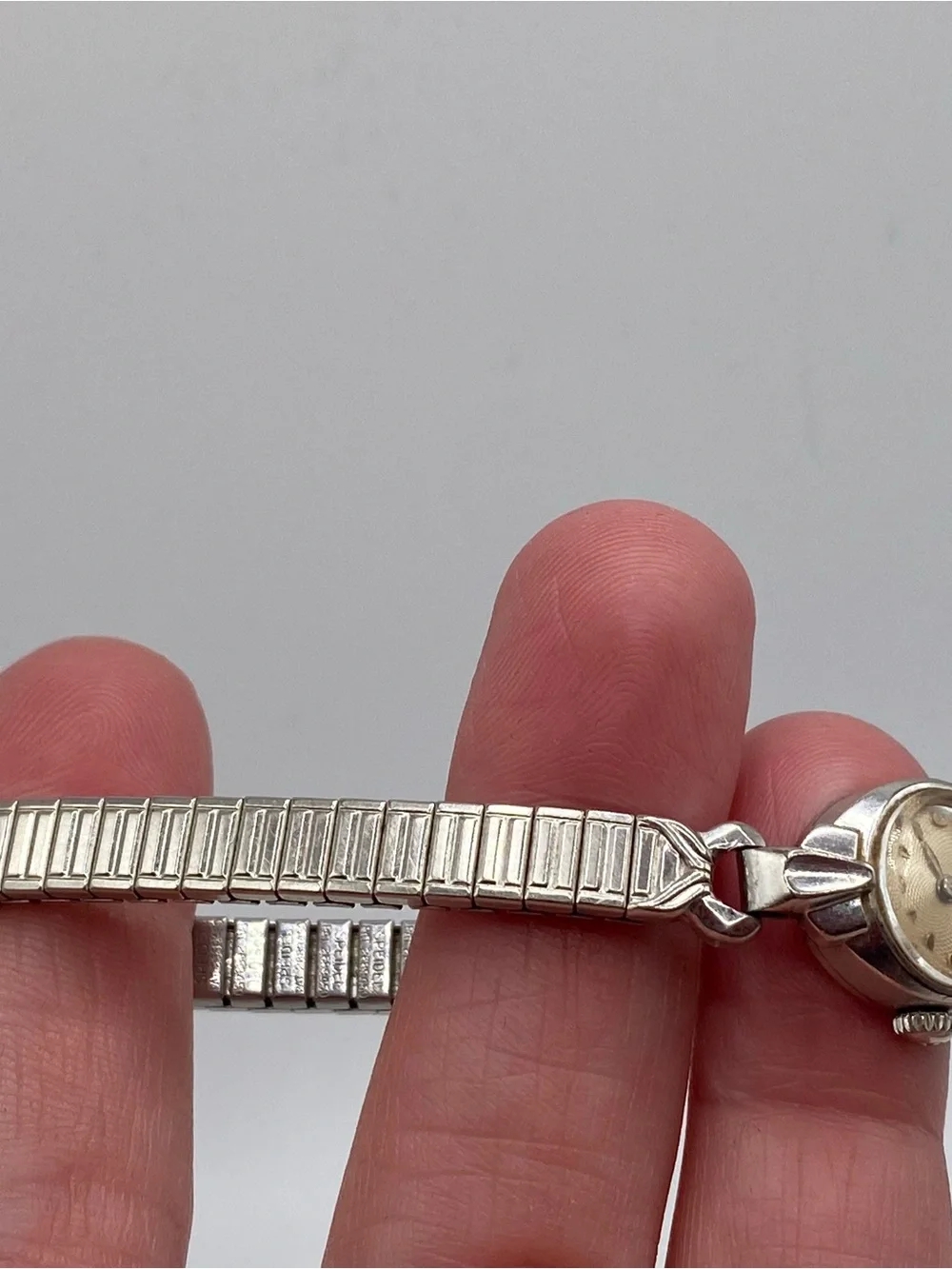 Bulova 10k rolled gold plate U4835 with Seidel  Ladies SilverTone Band Watch